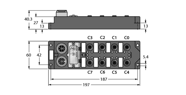 FDNL-XSG16-T Part Image. Manufactured by Turck.