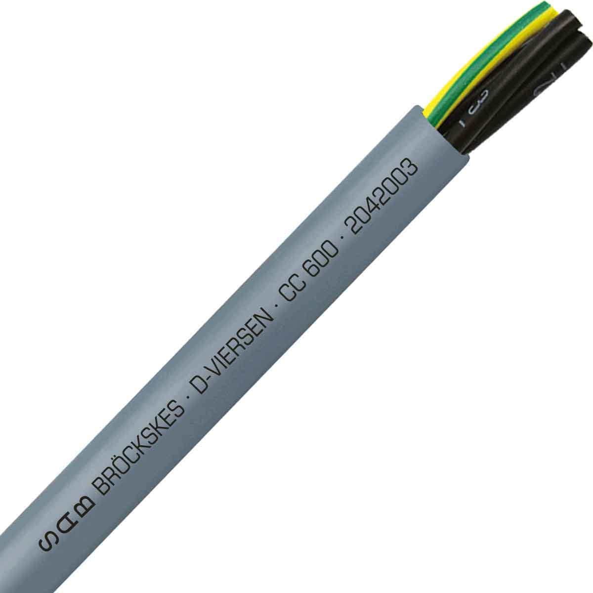 SAB 2042003 CC 600 - 20 AWG/3c, oil resistant PVC flexible control cable, 600V, UL, CSA, VDE, CE, RoHS SAB 2042003 CC 600 - 20 AWG/3c, oil resistant PVC flexible control cable, 600V, UL, CSA, VDE, CE, RoHS