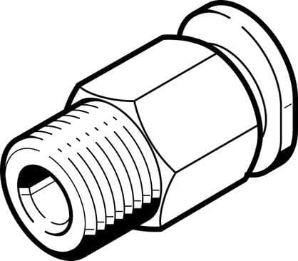 Festo 572306 push-in fitting QBM-1/4-1/8-U Size: Mini, Nominal size: 0,098 ", Type of seal on screw-in stud: coating, Assembly position: Any, Design structure: Push/pull principle Festo 572306 push-in fitting QBM-1/4-1/8-U Size: Mini, Nominal size: 0,098 ", Type of seal on screw-in stud: coating, Assembly position: Any, Design structure: Push/pull principle