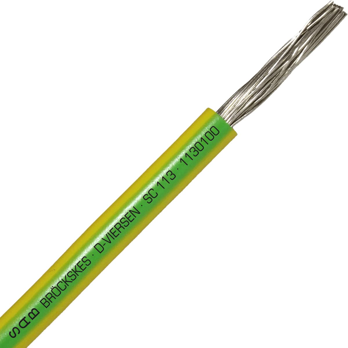 SAB 1130100 SC 113 - 18 AWG, high temperature Green/Yellow silicone hook-up wire, CE, RoHS SAB 1130100 SC 113 - 18 AWG, high temperature Green/Yellow silicone hook-up wire, CE, RoHS