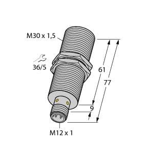 BI10-M30E-AP6X-H1141 Part Image. Manufactured by Turck.