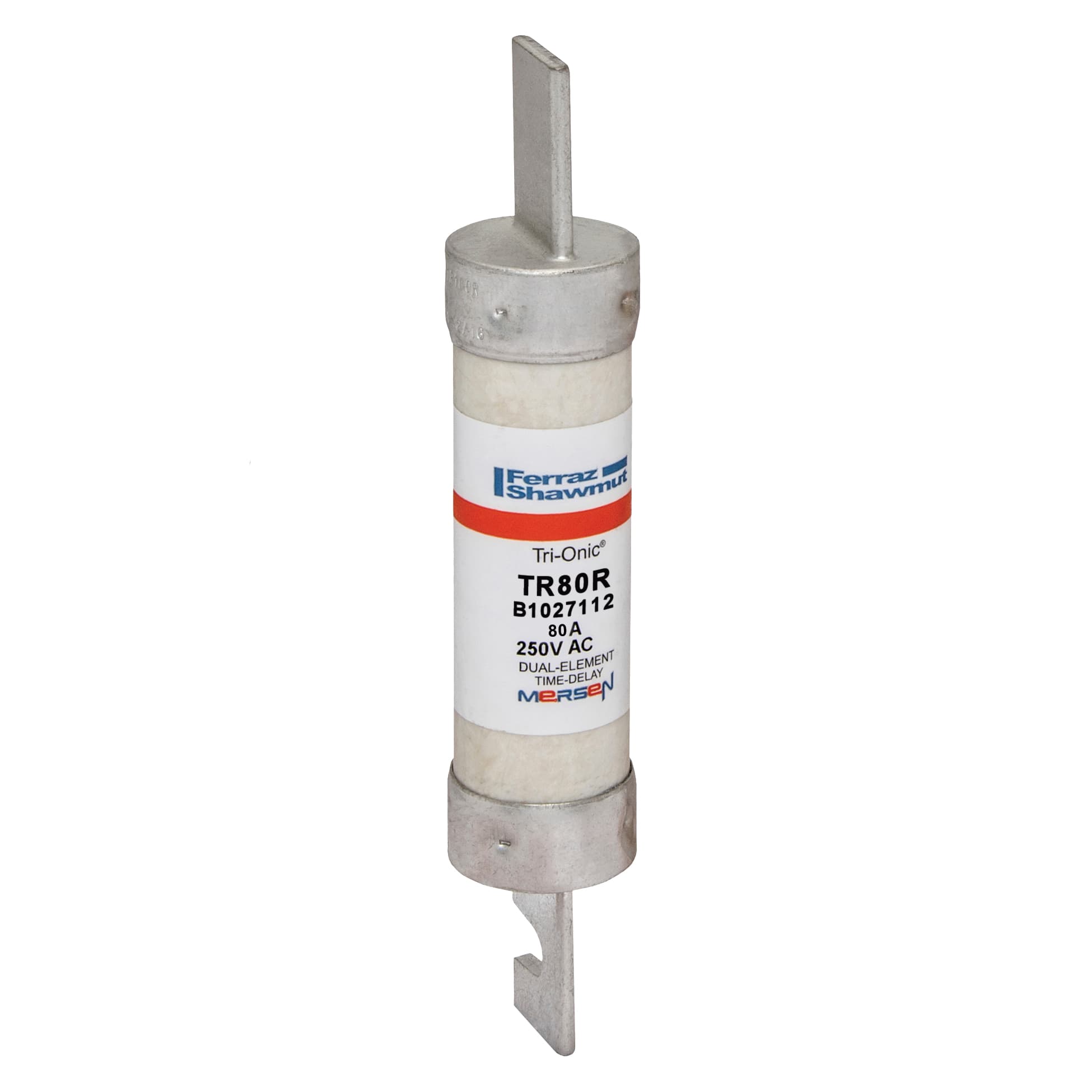 Mersen TR80R TR80R Mersen - Fuse TR-R - Class RK5 - Time-Delay 250VAC 250VDC 80A Blade Tri-Onic® Mersen TR80R TR80R Mersen - Fuse TR-R - Class RK5 - Time-Delay 250VAC 250VDC 80A Blade Tri-Onic®
