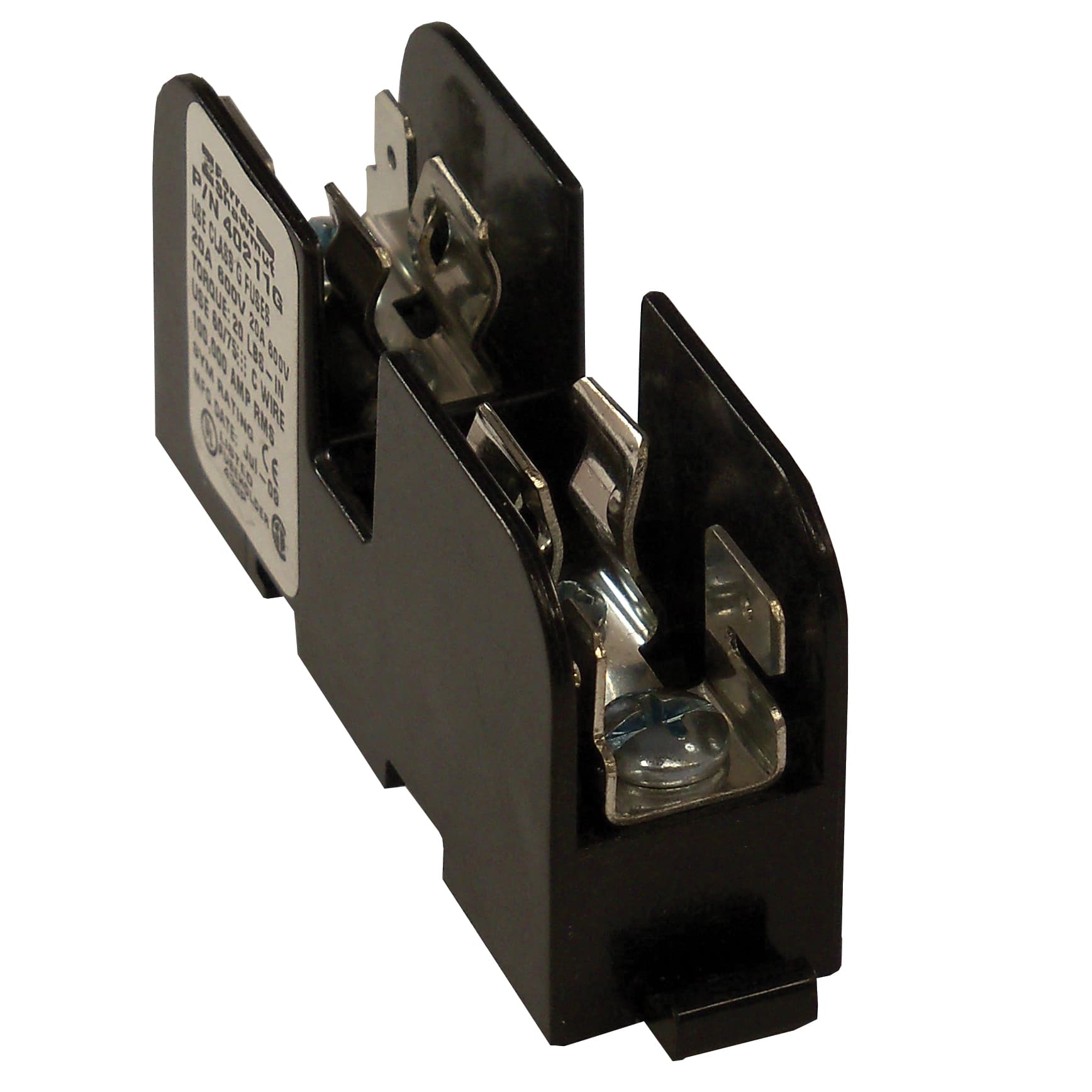 Mersen 40211G 40211G Mersen - Fuse Block 600VAC 600VDC Class G 20A 1-Pole Screw with Reinforced Clip Mersen 40211G 40211G Mersen - Fuse Block 600VAC 600VDC Class G 20A 1-Pole Screw with Reinforced Clip