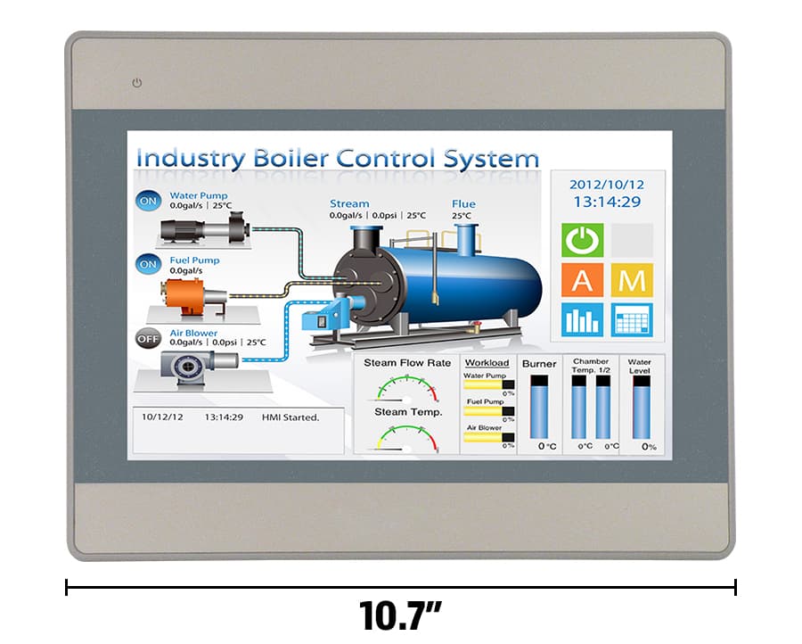 Maple Systems HMI5100L 10.1" Advanced HMI, 1 Ethernet Port, 1 USB Port, 2 Serial Ports, Wide Screen Display, Light Grey Maple Systems HMI5100L 10.1" Advanced HMI, 1 Ethernet Port, 1 USB Port, 2 Serial Ports, Wide Screen Display, Light Grey