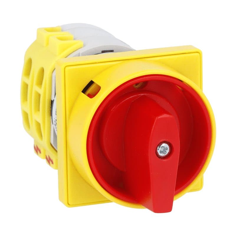 Lovato Electric 7GN2510U65 7GN2510U65 Lovato - Rotary cam switch 7GN series, ON-OFF switch 3 poles 25A, for front mounting with red/yellow handle padlockable in 0 and protection covers, front plate 65X65mm Lovato Electric 7GN2510U65 7GN2510U65 Lovato - Rotary cam switch 7GN series, ON-OFF switch 3 poles 25A, for front mounting with red/yellow handle padlockable in 0 and protection covers, front plate 65X65mm