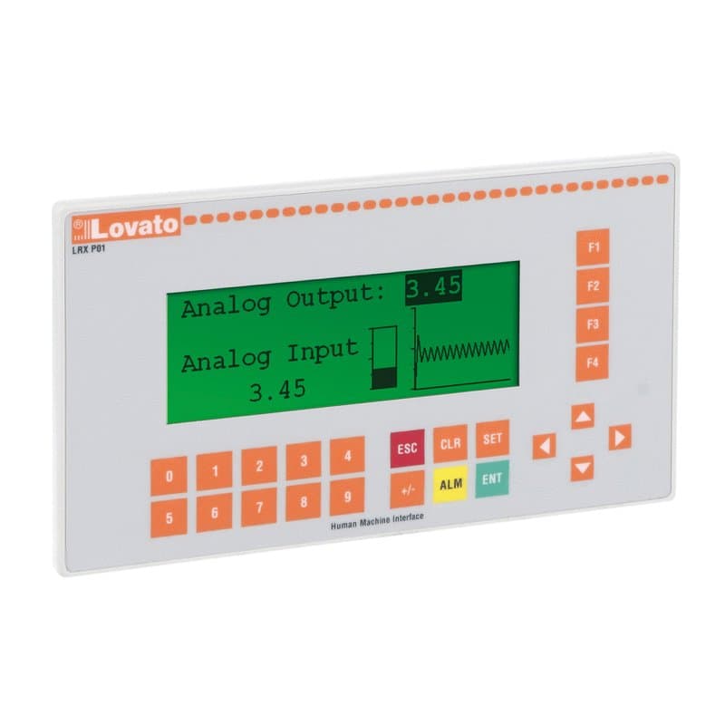 Lovato Electric LRXP01 LRXP01 Lovato - HMI operator panel, 24VDC, RS232, RS485 (Modbus-RTU master) Lovato Electric LRXP01 LRXP01 Lovato - HMI operator panel, 24VDC, RS232, RS485 (Modbus-RTU master)