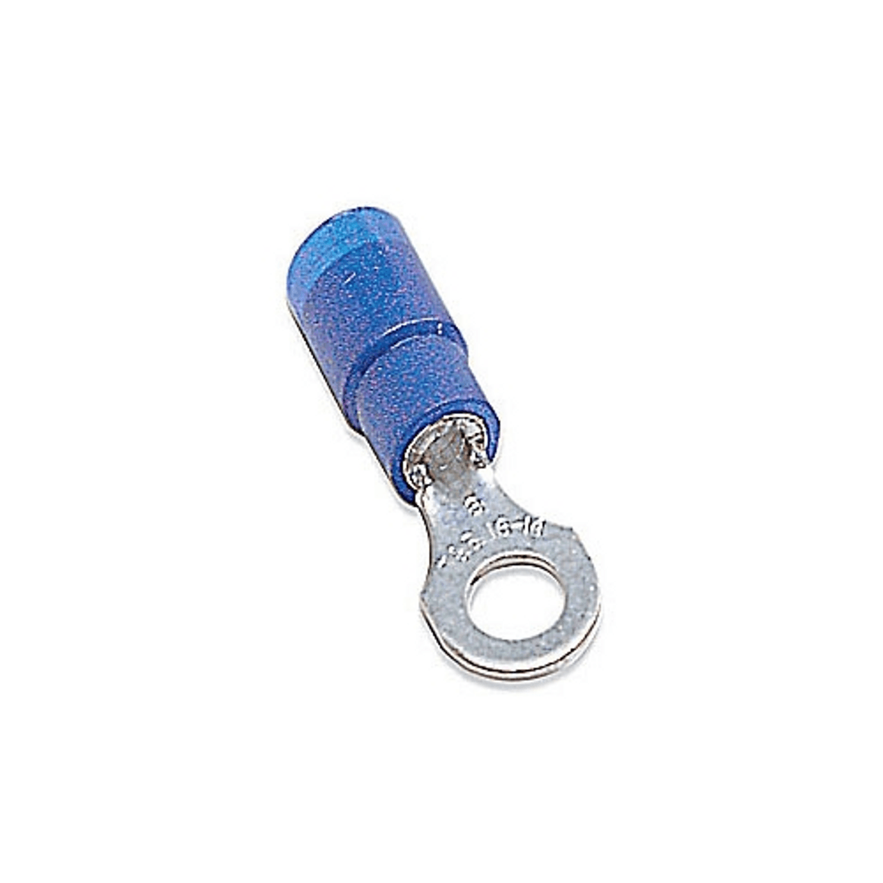 Thomas & Betts RB14-4 18 to 14 AWG, #4 Stud, 600 V, Blue, Tin Plated Copper, Nylon Insulated, Electrical Thomas & Betts RB14-4 18 to 14 AWG, #4 Stud, 600 V, Blue, Tin Plated Copper, Nylon Insulated, Electrical