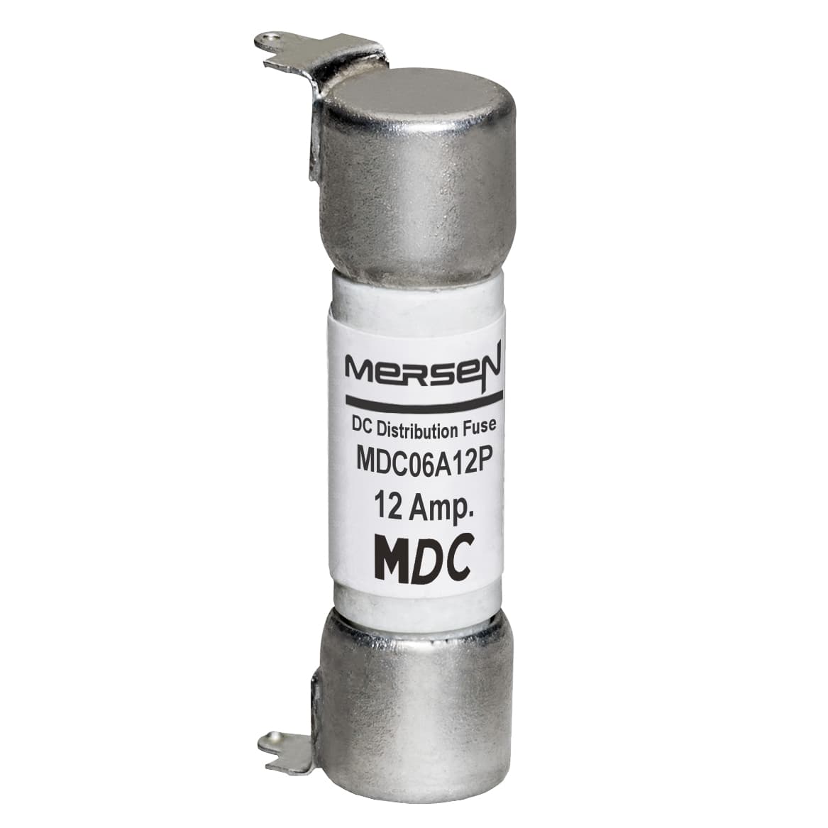 Mersen MDC06A12P MDC06A12P Mersen Fuse MDC06A - DC Distribution 600VAC 600VDC 12A Type Auxiliary Slot Mount Mersen MDC06A12P MDC06A12P Mersen Fuse MDC06A - DC Distribution 600VAC 600VDC 12A Type Auxiliary Slot Mount