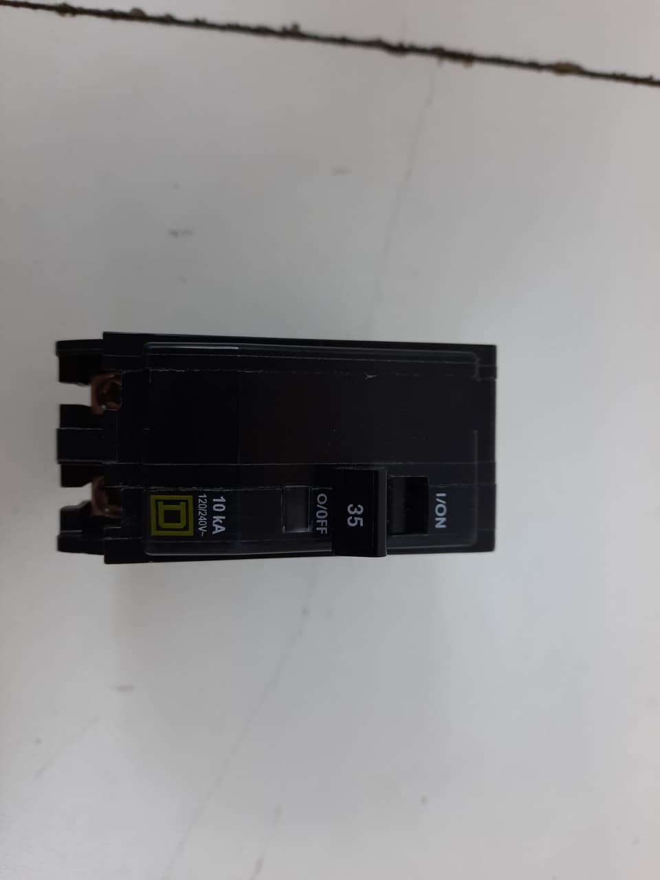 Schneider Electric QO235 Square D by Schneider Electric QO235 is a Miniature Circuit Breaker (MCB) designed for plug-in mounting. It features a plug-in connection type and is equipped with box lugs terminals. This MCB is rated for a current of 35A and can accommodate a wire cross-section of 8-2AWG for one aluminum or copper cable. It is a 2 Pole circuit breaker with a rated voltage of 120V to 240V AC and 48Vdc. The QO235 has a short circuit breaking rating of 10kA at 240Vac and 5kA at 48Vdc. Schneider Electric QO235 Square D by Schneider Electric QO235 is a Miniature Circuit Breaker (MCB) designed for plug-in mounting. It features a plug-in connection type and is equipped with box lugs terminals. This MCB is rated for a current of 35A and can accommodate a wire cross-section of 8-2AWG for one aluminum or copper cable. It is a 2 Pole circuit breaker with a rated voltage of 120V to 240V AC and 48Vdc. The QO235 has a short circuit breaking rating of 10kA at 240Vac and 5kA at 48Vdc.