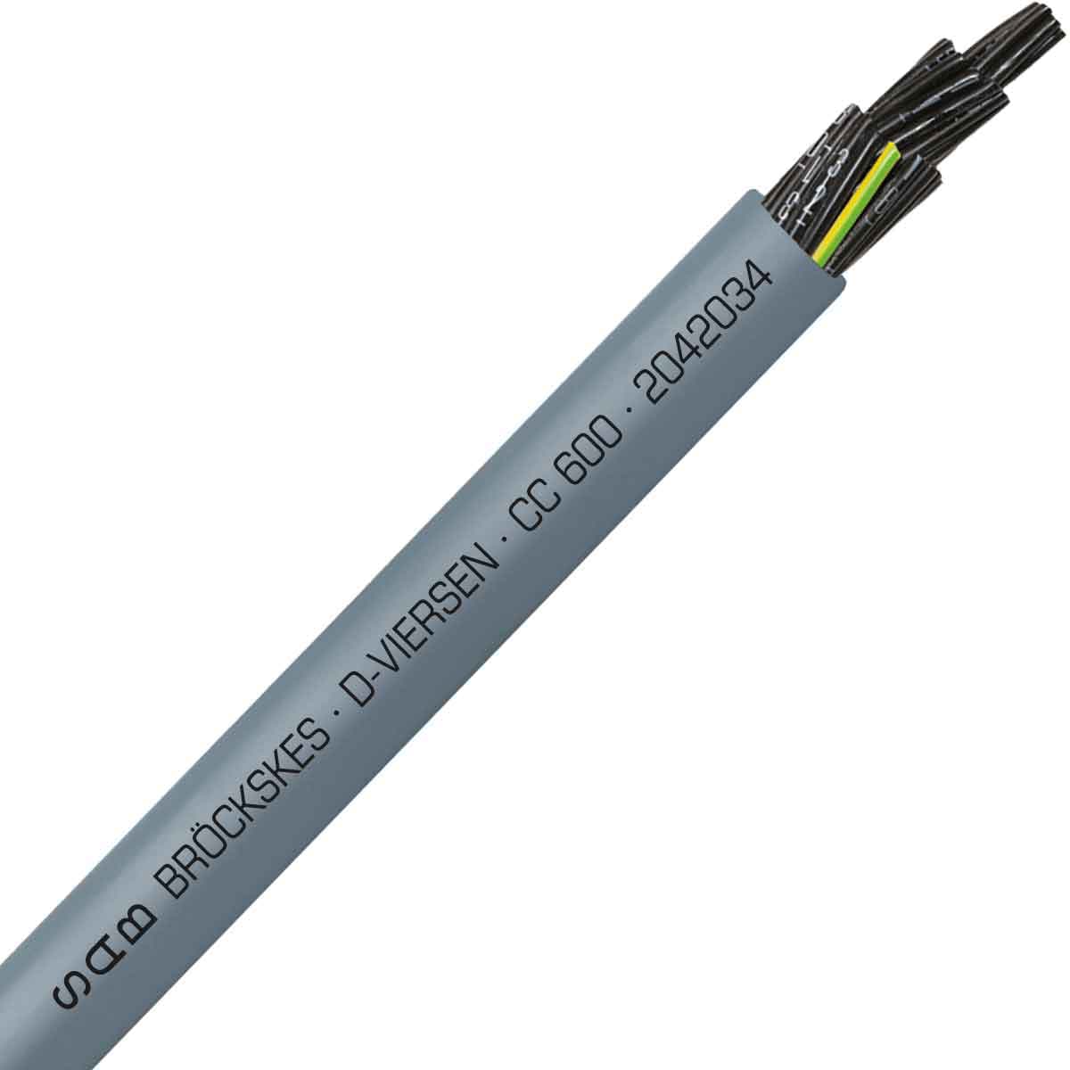 SAB 2042034 CC 600 - 20 AWG/34c, oil resistant PVC flexible control cable, 600V, UL, CSA, VDE, CE, RoHS SAB 2042034 CC 600 - 20 AWG/34c, oil resistant PVC flexible control cable, 600V, UL, CSA, VDE, CE, RoHS