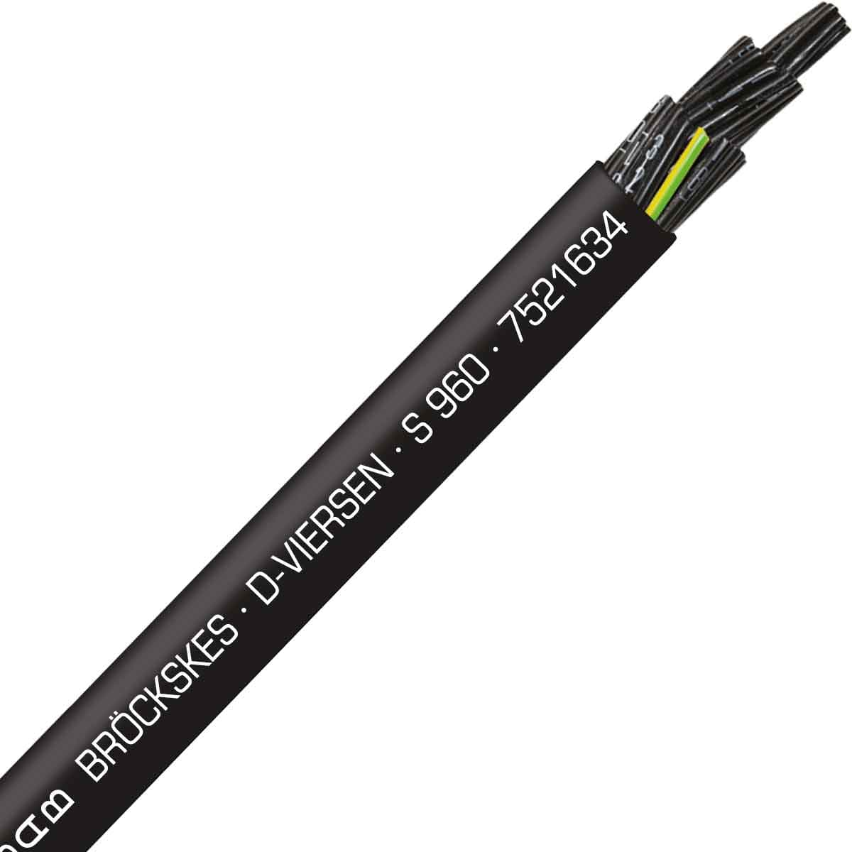 SAB 7521634 S 960 - 16 AWG/34c, oil resistant, continuous flex PVC control cable, UL, CSA, CE, RoHS SAB 7521634 S 960 - 16 AWG/34c, oil resistant, continuous flex PVC control cable, UL, CSA, CE, RoHS