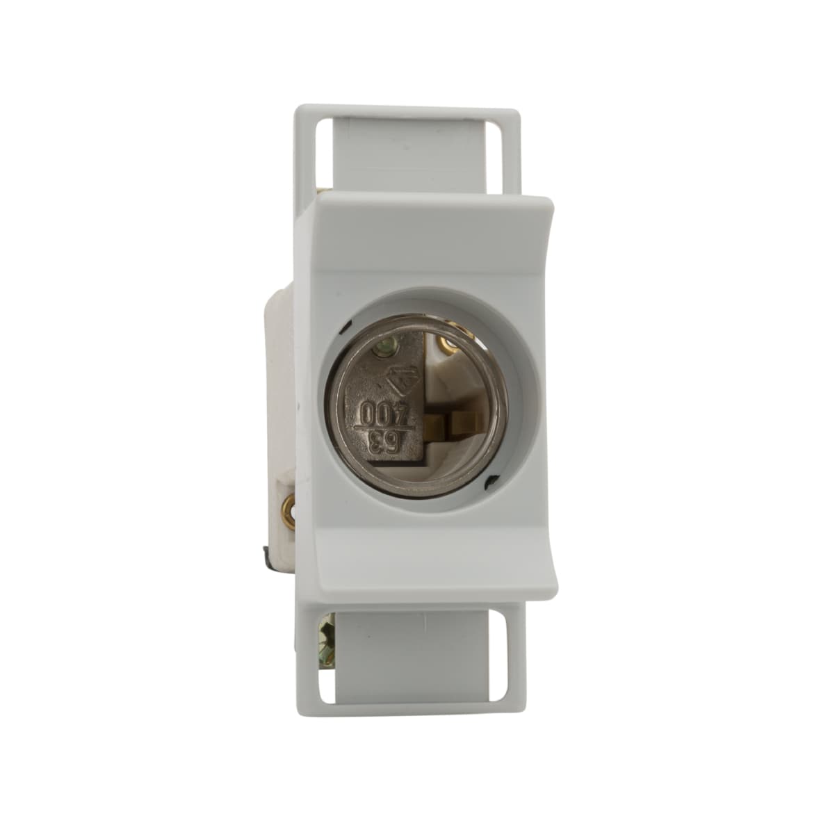 Mersen M200663 M200663 Mersen - DIN Fuse base Neozed Size D02 400VAC 63A 1-Pole with touch protection DIN Rail mounting Clamp Strap Mersen M200663 M200663 Mersen - DIN Fuse base Neozed Size D02 400VAC 63A 1-Pole with touch protection DIN Rail mounting Clamp Strap