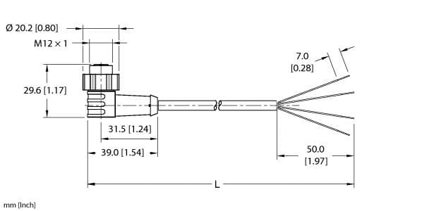 EKWT-A4.400-GC2K-5 Part Image. Manufactured by Turck.