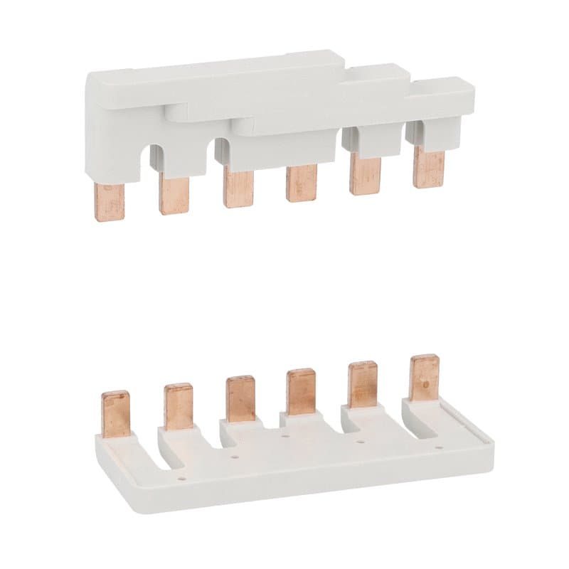Lovato Electric BFX3301 BFX3301 Lovato - Rigid connecting kit for three-pole reversing contactor assembly, for contactors BF40...BF94 side by side with BFX5303 interlock Lovato Electric BFX3301 BFX3301 Lovato - Rigid connecting kit for three-pole reversing contactor assembly, for contactors BF40...BF94 side by side with BFX5303 interlock