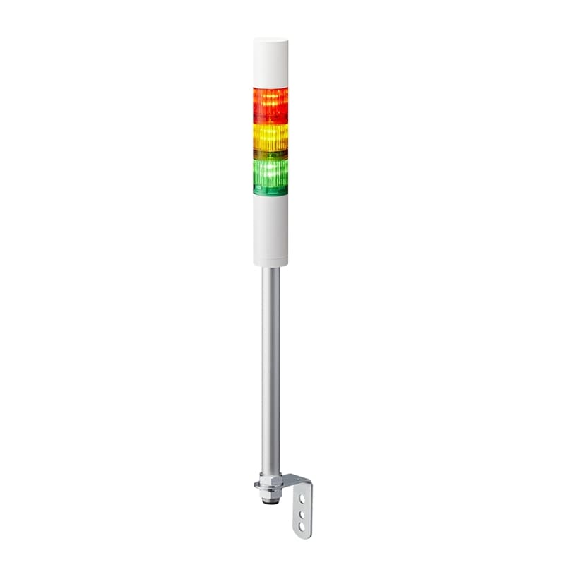 Patlite LR4-302LJBW-RYG 40mm diameter UL CE IP54 24V DC, Pole Mount with/L-bracket/Cable, Flashing/Buzzer, Off-white, Red/Amber/Green Module Patlite LR4-302LJBW-RYG 40mm diameter UL CE IP54 24V DC, Pole Mount with/L-bracket/Cable, Flashing/Buzzer, Off-white, Red/Amber/Green Module