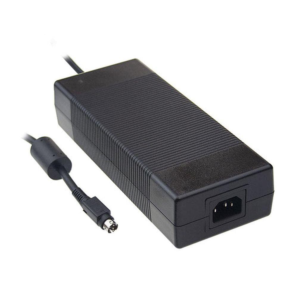 MEAN WELL GST220A48-R7B AC-DC Industrial desktop adaptor with PFC; Output 48Vdc at 3.34A; 3 pole AC inlet IEC320-C14 MEAN WELL GST220A48-R7B AC-DC Industrial desktop adaptor with PFC; Output 48Vdc at 3.34A; 3 pole AC inlet IEC320-C14