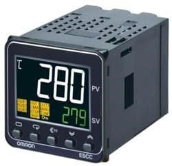 Omron E5CCRX3D5M000 48 X 48 mm screw terminal blocks, 24 VAC/DC input voltage, 3 auxiliary outputs, universal input Omron E5CCRX3D5M000 48 X 48 mm screw terminal blocks, 24 VAC/DC input voltage, 3 auxiliary outputs, universal input