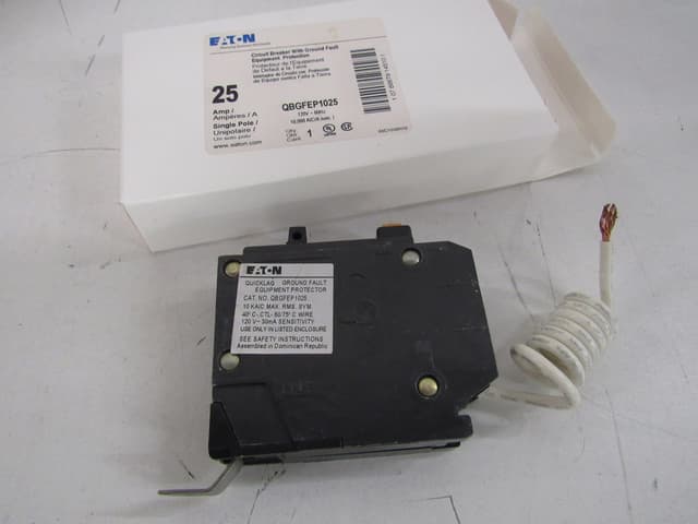QBGFEP1025 Part Image. Manufactured by Eaton.