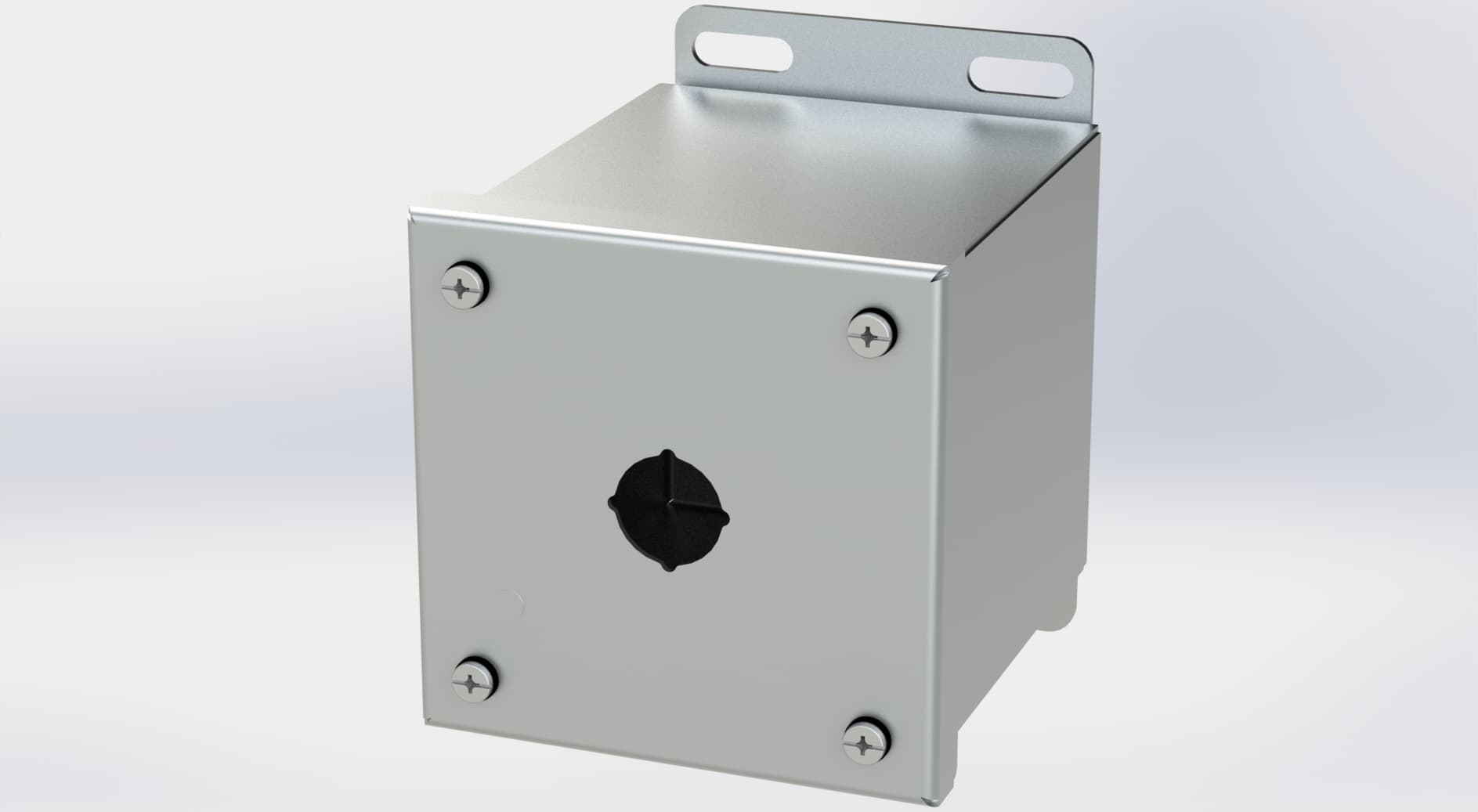 Saginaw Control SCE-1PBXSS6I S.S. PBX Enclosure, Height:4.00", Width:4.00", Depth:4.75", #4 brushed finish on all exterior surfaces. Saginaw Control SCE-1PBXSS6I S.S. PBX Enclosure, Height:4.00", Width:4.00", Depth:4.75", #4 brushed finish on all exterior surfaces.