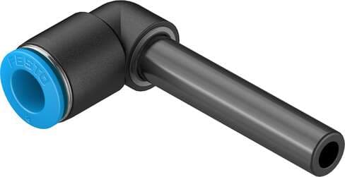 Festo 153067 push-in L-connector QSL-8HL with push-in sleeve. Size: Standard, Nominal size: 4,5 mm, Assembly position: Any, Container size: 10, Design structure: Push/pull principle Festo 153067 push-in L-connector QSL-8HL with push-in sleeve. Size: Standard, Nominal size: 4,5 mm, Assembly position: Any, Container size: 10, Design structure: Push/pull principle