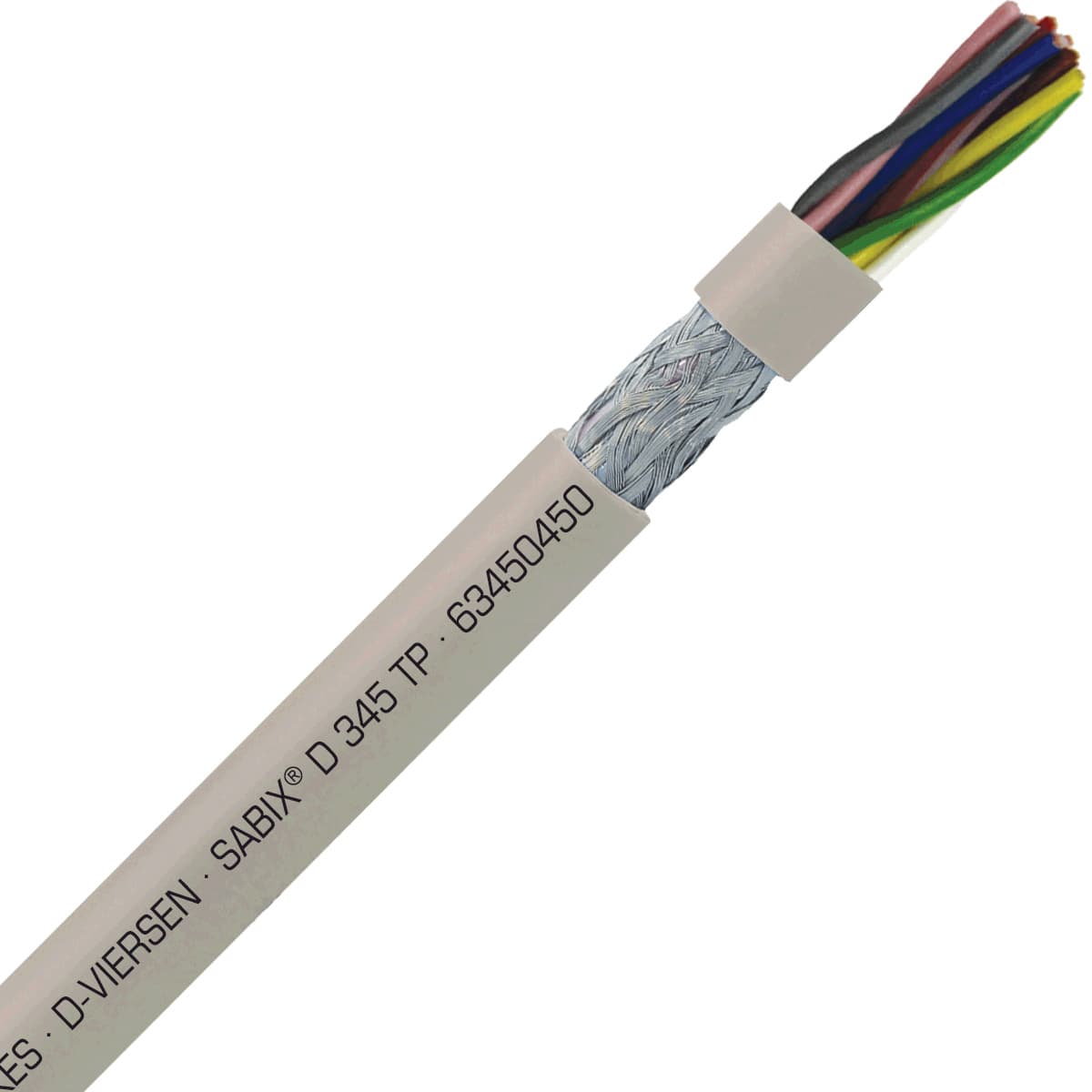 SAB 63450450 SABIX D 345 FRNC TP - 20 AWG/4pr, halogen-free flame retardant paired data cable, CE, RoHS SAB 63450450 SABIX D 345 FRNC TP - 20 AWG/4pr, halogen-free flame retardant paired data cable, CE, RoHS