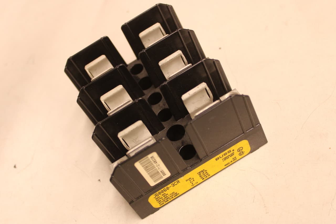 Cooper Bussmann J60060-3CR Bussmann J60060-3CR Fuse Blocks and Holders EA Cooper Bussmann J60060-3CR Bussmann J60060-3CR Fuse Blocks and Holders EA