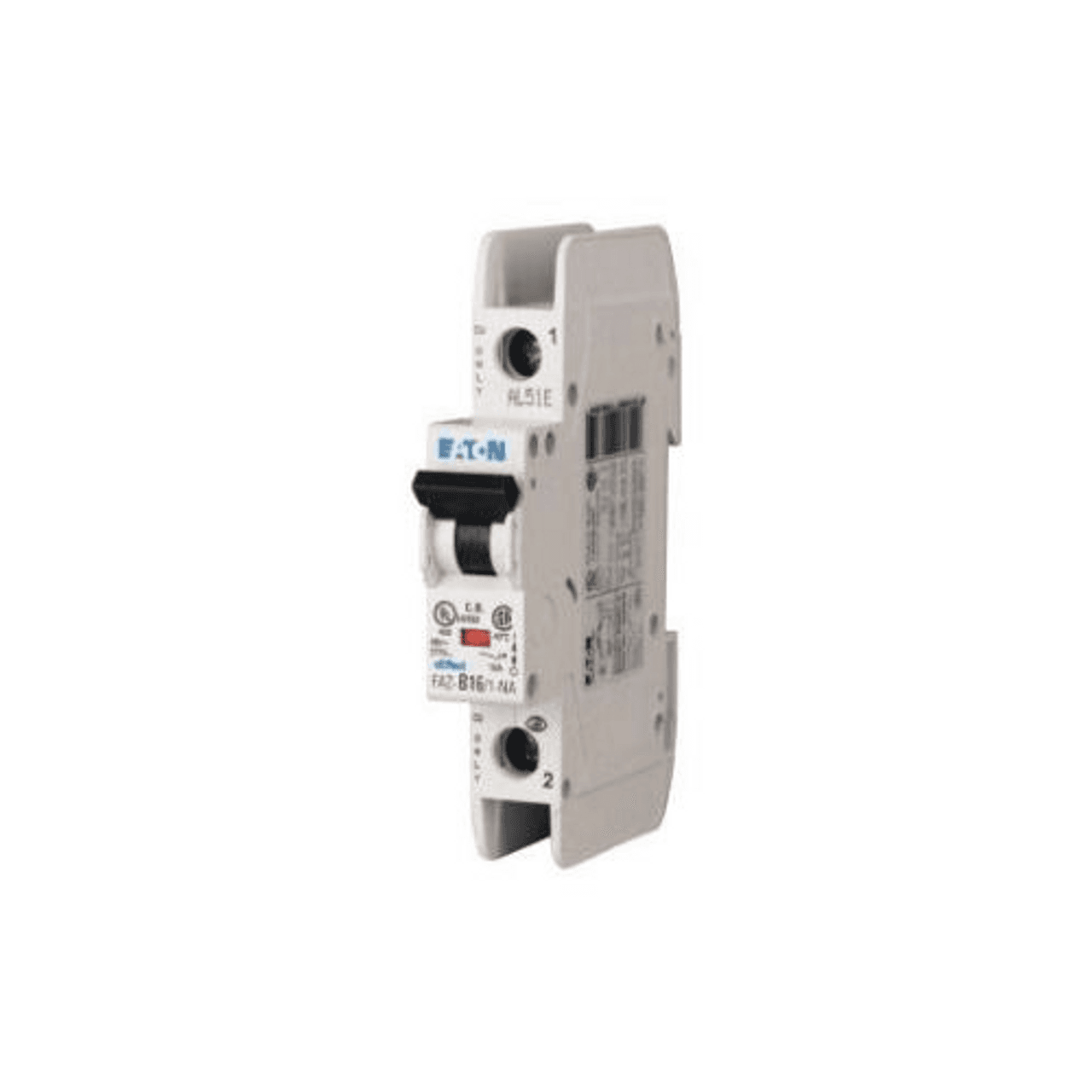 Eaton FAZ-D1.5/1-NA-SP Eaton FAZ branch protector,UL 489 Industrial miniature circuit breaker - supplementary protector,Single package,High levels of inrush current are expected,1.5 A,10 kAIC,Single-pole,277 V,10-20X /n,Q38,50-60 Hz,Screw terminals,D Curve Eaton FAZ-D1.5/1-NA-SP Eaton FAZ branch protector,UL 489 Industrial miniature circuit breaker - supplementary protector,Single package,High levels of inrush current are expected,1.5 A,10 kAIC,Single-pole,277 V,10-20X /n,Q38,50-60 Hz,Screw terminals,D Curve