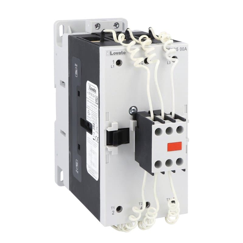 Lovato Electric BFK9500A400 BFK9500A400 Lovato - Contactor for power factor correction with AC control circuit, including limiting resistors, maximum IEC operational power 400V = 60kvar, coil 400VAC 50/60Hz Lovato Electric BFK9500A400 BFK9500A400 Lovato - Contactor for power factor correction with AC control circuit, including limiting resistors, maximum IEC operational power 400V = 60kvar, coil 400VAC 50/60Hz