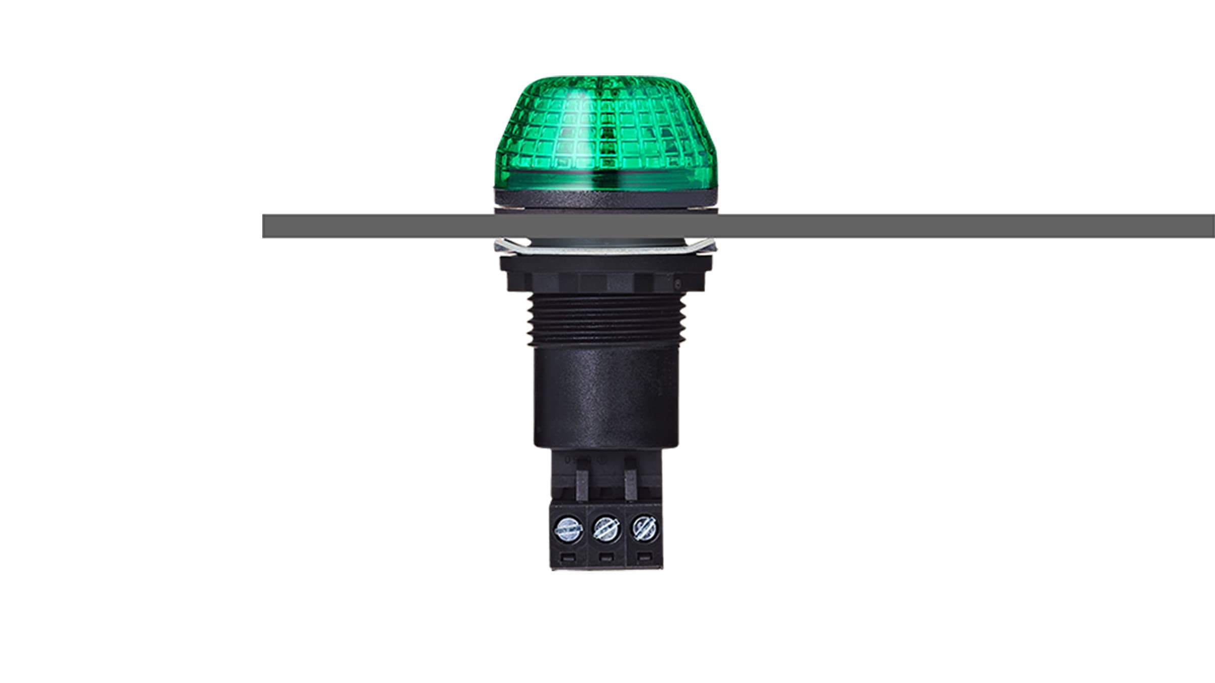 Sprecher + Schuh 800106313 Sprecher + Schuh 800106313 - IBS M22 panel mount LED steady/flashing beacon 230-240 V AC green, grey Sprecher + Schuh 800106313 Sprecher + Schuh 800106313 - IBS M22 panel mount LED steady/flashing beacon 230-240 V AC green, grey