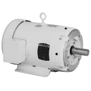 Baldor Electric Company CEWDM3709T-5 AC Motor; 7-1/2HP Power; 575VAC at 60HZ Voltage; 3 Phase; 3600RPM Speed; 213TC Frame; TEFC Enclosure; Foot Mounted; C-Face; White Epoxy; Corrosion Resistant Finish; 19.78" Length Baldor Electric Company CEWDM3709T-5 AC Motor; 7-1/2HP Power; 575VAC at 60HZ Voltage; 3 Phase; 3600RPM Speed; 213TC Frame; TEFC Enclosure; Foot Mounted; C-Face; White Epoxy; Corrosion Resistant Finish; 19.78" Length