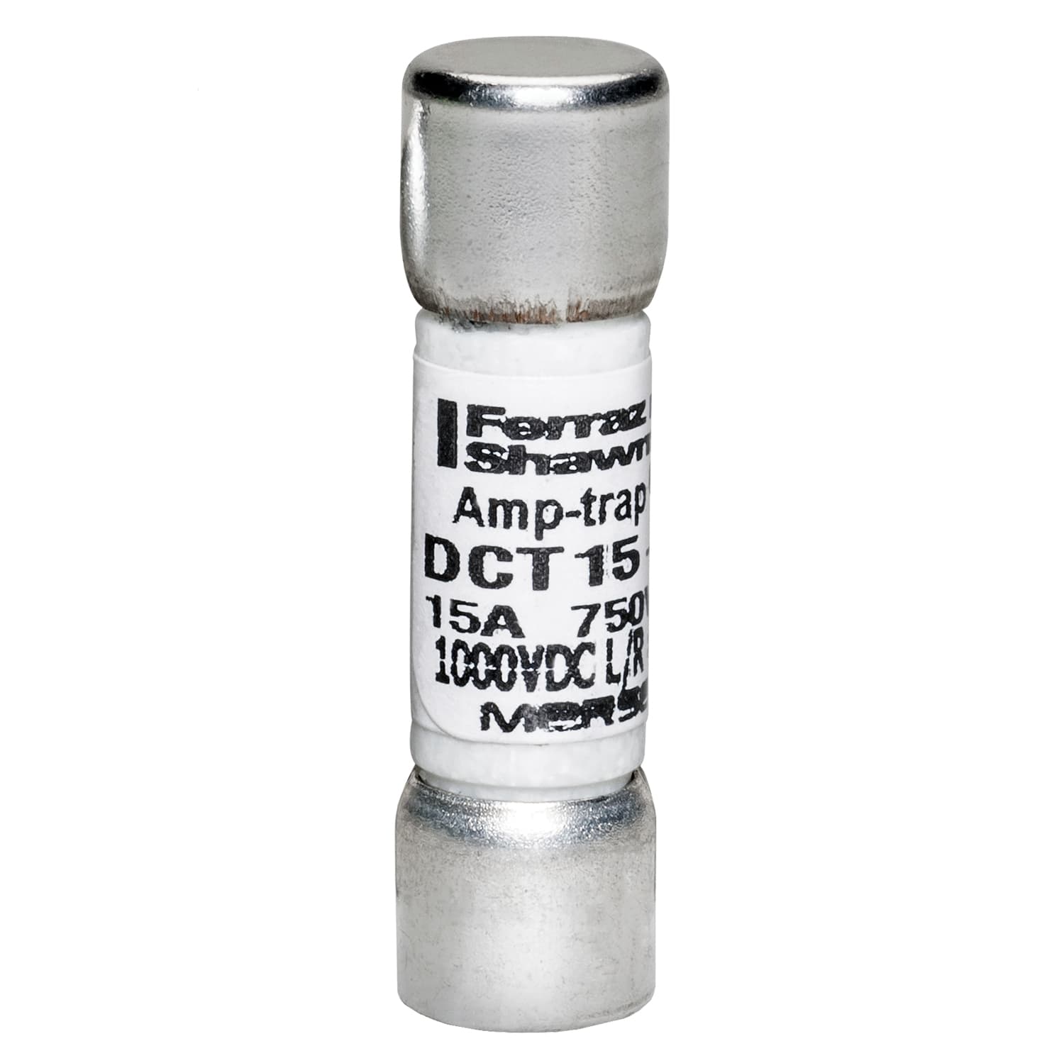 Mersen DCT15-2 DCT15-2 Mersen - Fuse DCT - Midget - Fast-Acting 750VAC 1000VDC 15A Ferrule Amp-Trap® Mersen DCT15-2 DCT15-2 Mersen - Fuse DCT - Midget - Fast-Acting 750VAC 1000VDC 15A Ferrule Amp-Trap®