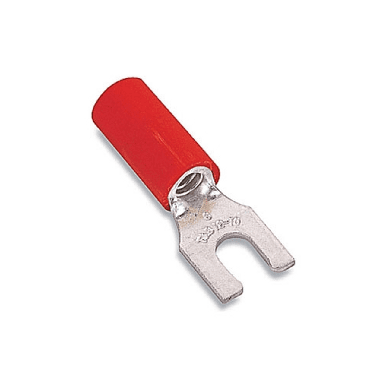 Thomas & Betts RA18-10FL 22 to 16 AWG, #10 Stud, 600 V, Red, Electrolytic Tin Plated Copper, Nylon Insulated, Serrated Brazed Seam Barrel, Electrical, Locking Thomas & Betts RA18-10FL 22 to 16 AWG, #10 Stud, 600 V, Red, Electrolytic Tin Plated Copper, Nylon Insulated, Serrated Brazed Seam Barrel, Electrical, Locking