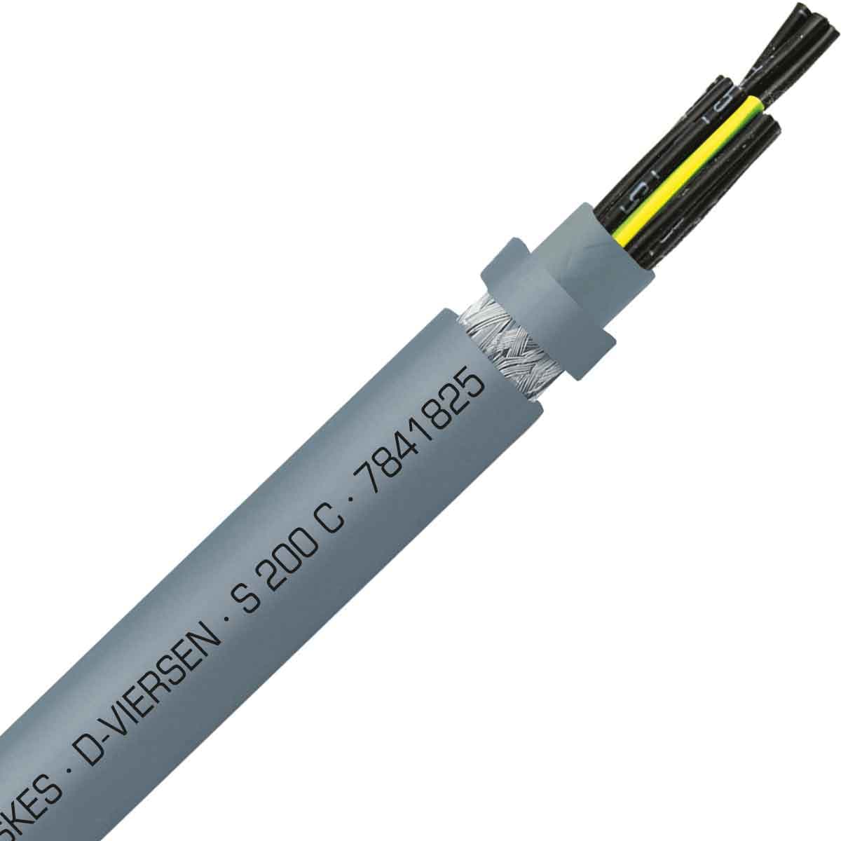 SAB 7841825 S 200 C - 14 AWG/18c, shielded halogen free continuous flex oil resistant control cable, CE, RoHS SAB 7841825 S 200 C - 14 AWG/18c, shielded halogen free continuous flex oil resistant control cable, CE, RoHS