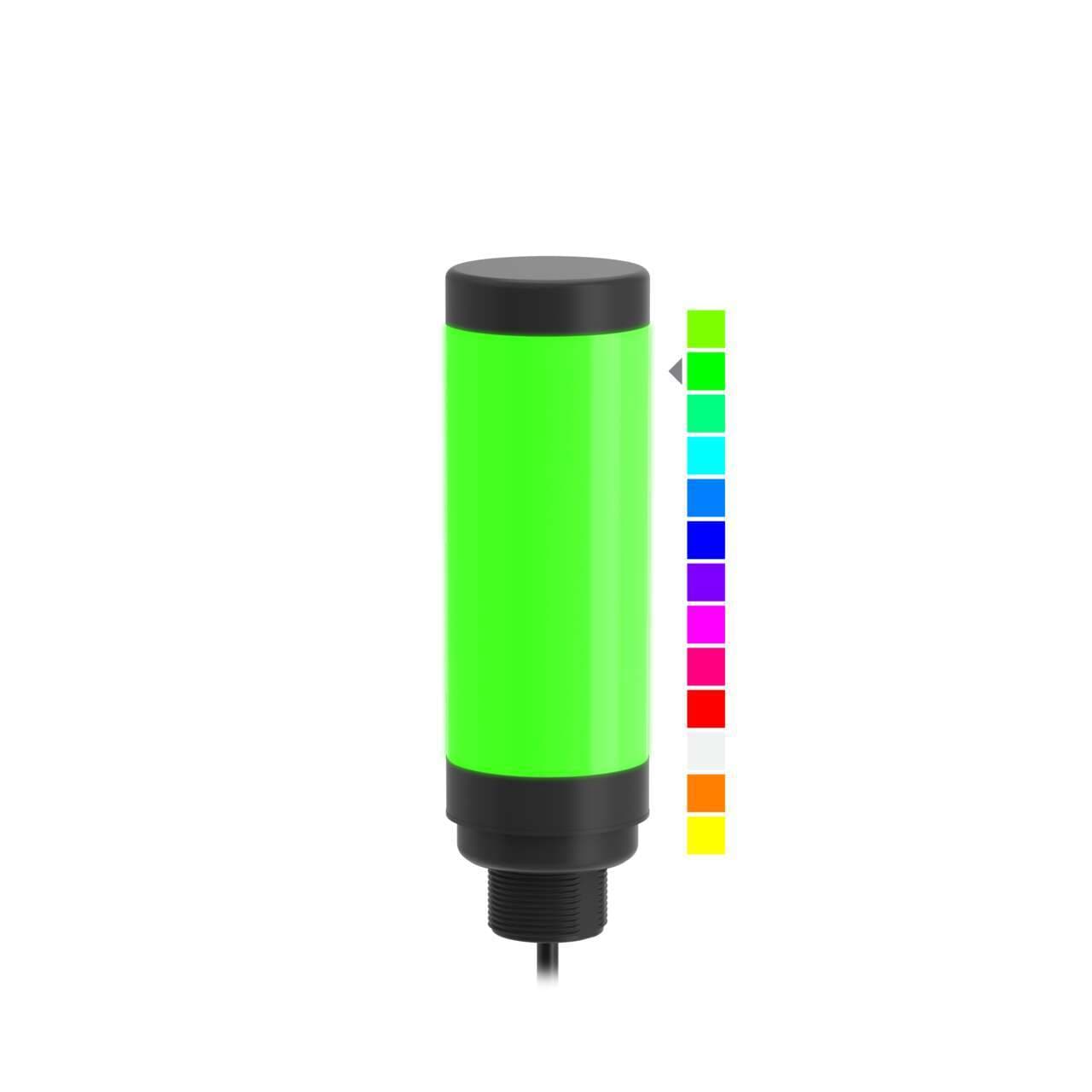Banner CL50PRGB7 CL50 Pro Column Light; 7-Color RGB Indicator; Voltage: 12-30 V dc; Environ. Rating: IP65; Colors: Multicolor; 1.2 m (4 ft) Integral Cable Banner CL50PRGB7 CL50 Pro Column Light; 7-Color RGB Indicator; Voltage: 12-30 V dc; Environ. Rating: IP65; Colors: Multicolor; 1.2 m (4 ft) Integral Cable