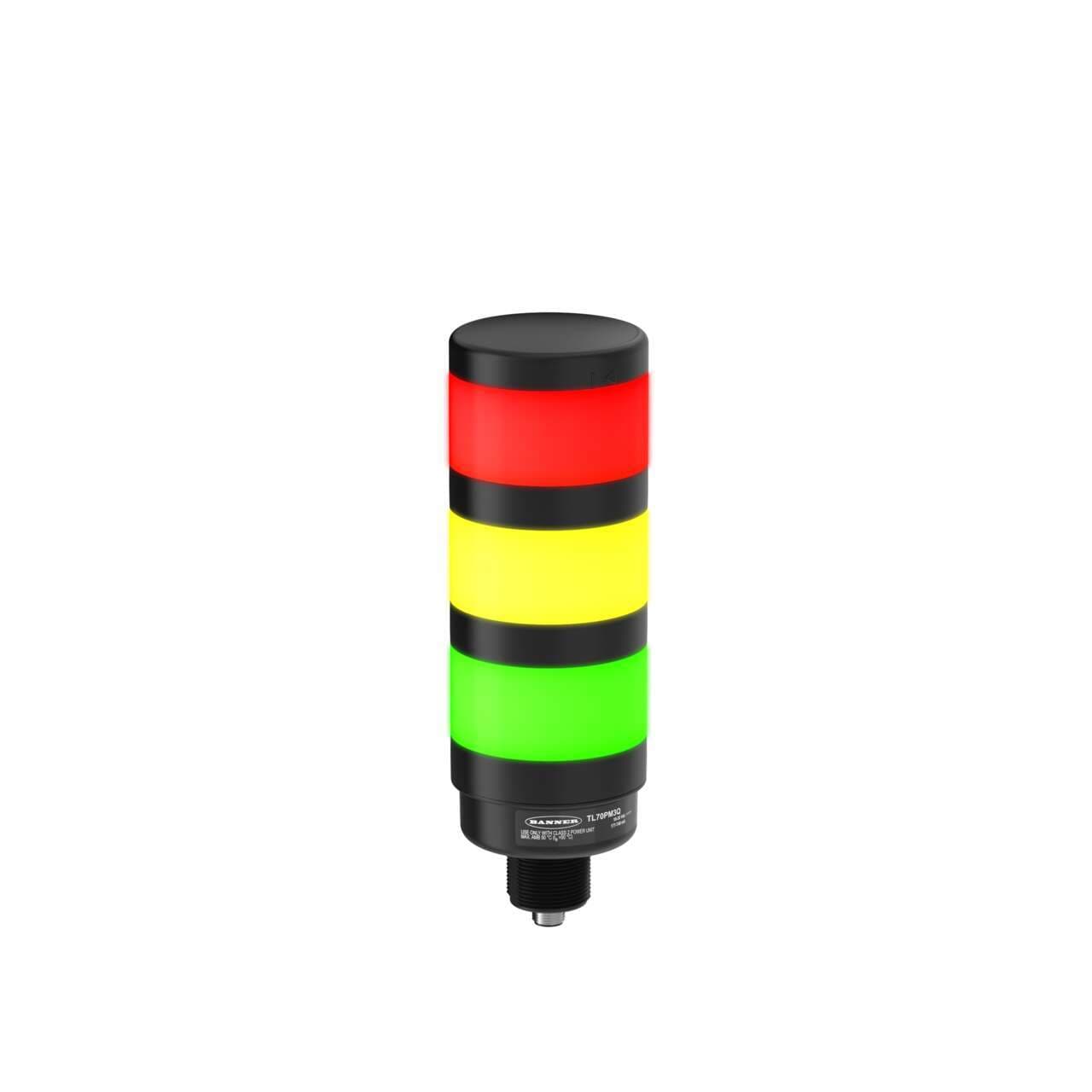 Banner TL70PM3Q Banner TL70PM3Q - TL70 Pro Tower Light with Modbus/RS-485; 3 RGB LED Segments; Voltage:18-30 V dc; IP65; Black Housing; Colors: 14-color RGB; Integral 4-pin M12 A-Code; Black Housing Banner TL70PM3Q Banner TL70PM3Q - TL70 Pro Tower Light with Modbus/RS-485; 3 RGB LED Segments; Voltage:18-30 V dc; IP65; Black Housing; Colors: 14-color RGB; Integral 4-pin M12 A-Code; Black Housing