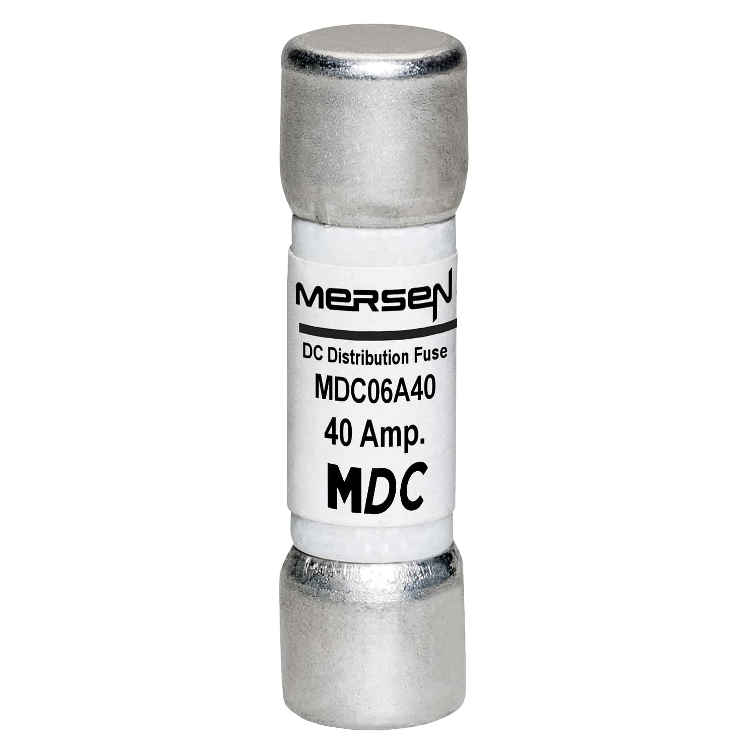 Mersen MDC06A40 MDC06A40 Mersen Fuse MDC06A - DC Distribution 600VAC 600VDC 40A Type Auxiliary Ferrule Mersen MDC06A40 MDC06A40 Mersen Fuse MDC06A - DC Distribution 600VAC 600VDC 40A Type Auxiliary Ferrule