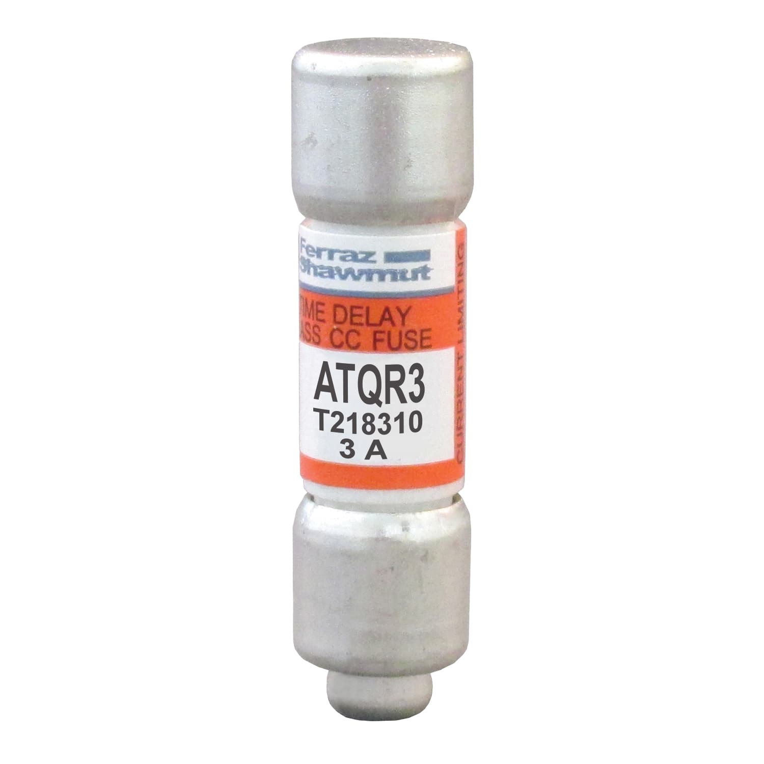Mersen ATQR3 ATQR3 Mersen - Fuse ATQR - Class CC - Time-Delay 600VAC 300VDC 3A Ferrule Amp-Trap 2000® Mersen ATQR3 ATQR3 Mersen - Fuse ATQR - Class CC - Time-Delay 600VAC 300VDC 3A Ferrule Amp-Trap 2000®