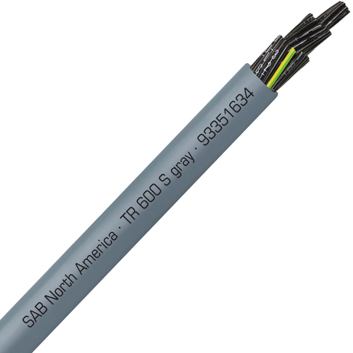 SAB 93351634 TR 600 S gray - 16 AWG/34c, oil resistant flexible exposed run tray cable, UL, CSA, WTTC, NFPA 79, CE, RoHS SAB 93351634 TR 600 S gray - 16 AWG/34c, oil resistant flexible exposed run tray cable, UL, CSA, WTTC, NFPA 79, CE, RoHS