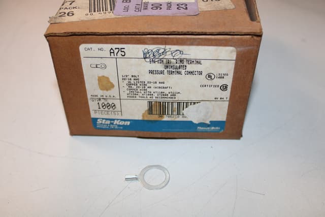 A75 Part Image. Manufactured by Thomas & Betts.