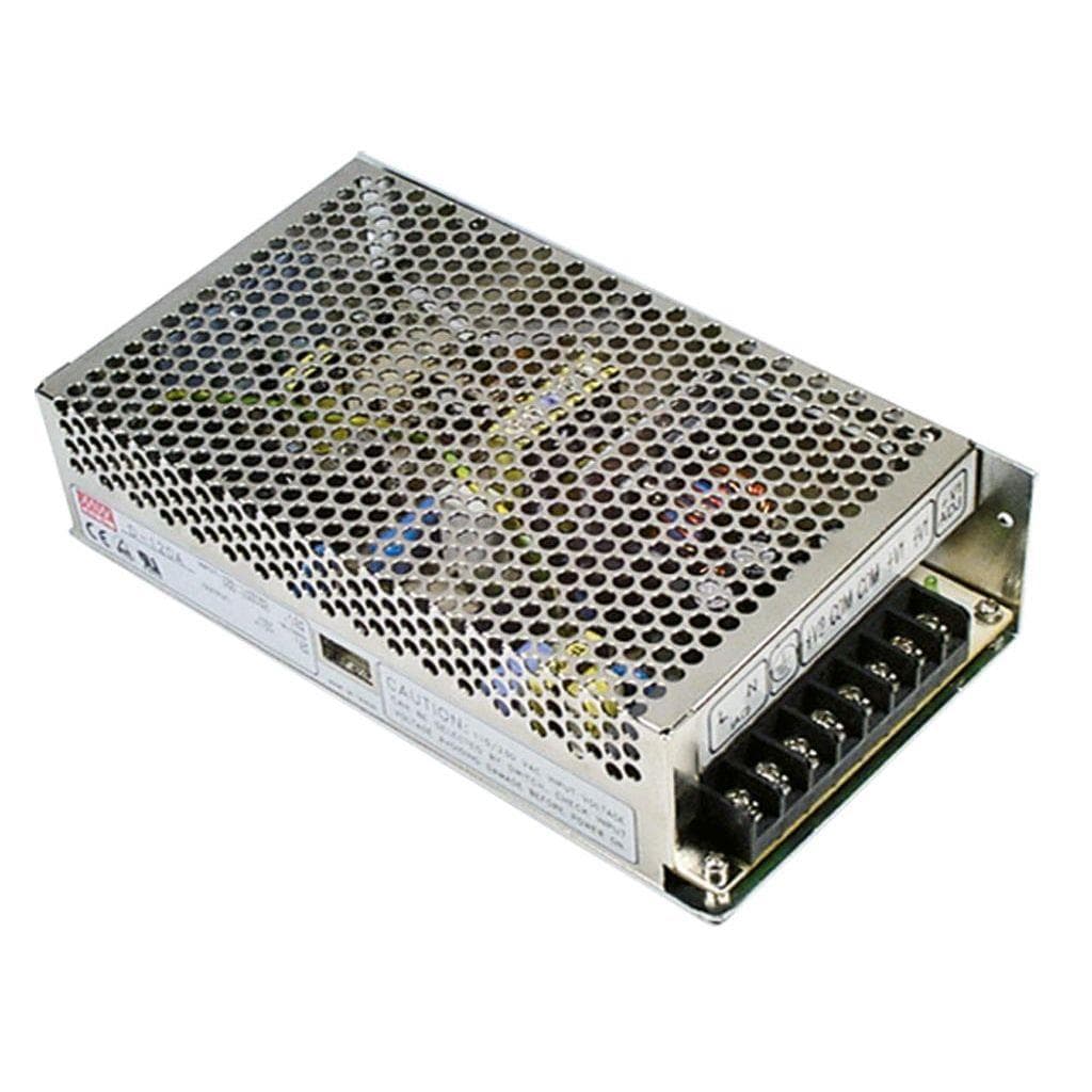 MEAN WELL D-120B AC-DC Dual output enclosed power supply; Output CH1 5Vdc at 6A CH2 24Vdc at 4A; D-120B is succeeded by RD-125B. MEAN WELL D-120B AC-DC Dual output enclosed power supply; Output CH1 5Vdc at 6A CH2 24Vdc at 4A; D-120B is succeeded by RD-125B.