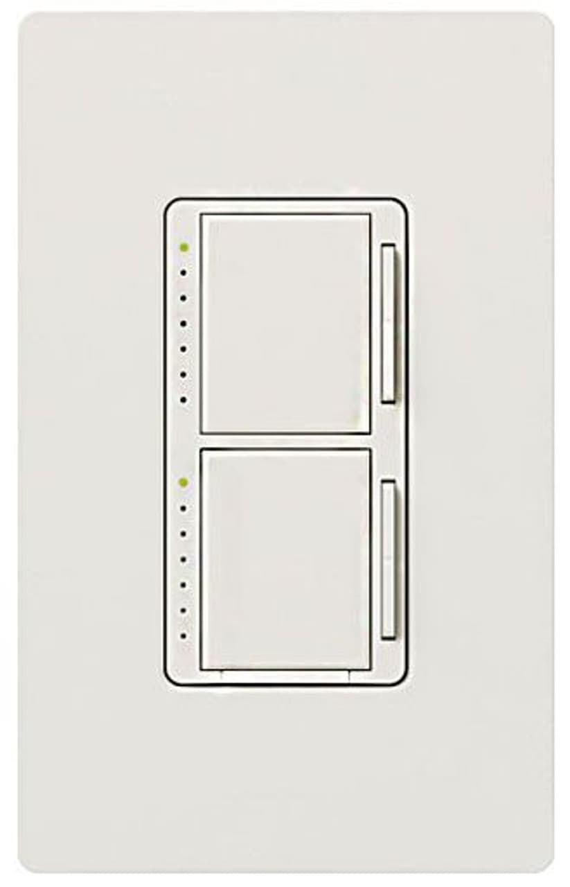 Lutron MRF2-2B-L-WH Lutron MRF2-2B-L-WH Light and Dimmer Switches EA Lutron MRF2-2B-L-WH Lutron MRF2-2B-L-WH Light and Dimmer Switches EA