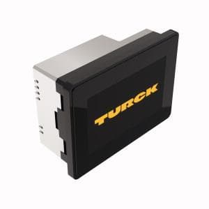 Turck TX805-P3CV01 TX800 HMI/PLC Product Series, 5″ Display — CODESYS V3 PLC with TARGET and WEB VISU, High-Quality Metal Housing and Glass Front with a Capacitive Touch, 5 TFT wide screen color display, LED backlight, 800 x 480 pixel resolution, 64 K colors, Capacitive touchscreen with glass front, 2 separated RJ45 Ethernet ports with 10/100 Mbit, 1 serial interface (RS232, RS485, RS422), 1 USB host port, 1 SD card slot, 1 expansion module slot, " Turck TX805-P3CV01 TX800 HMI/PLC Product Series, 5″ Display — CODESYS V3 PLC with TARGET and WEB VISU, High-Quality Metal Housing and Glass Front with a Capacitive Touch, 5 TFT wide screen color display, LED backlight, 800 x 480 pixel resolution, 64 K colors, Capacitive touchscreen with glass front, 2 separated RJ45 Ethernet ports with 10/100 Mbit, 1 serial interface (RS232, RS485, RS422), 1 USB host port, 1 SD card slot, 1 expansion module slot, "