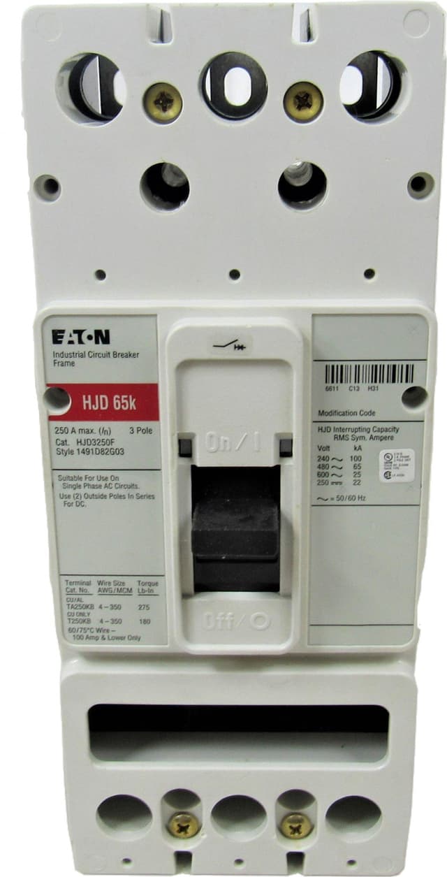 HJD3250F Part Image. Manufactured by Eaton.