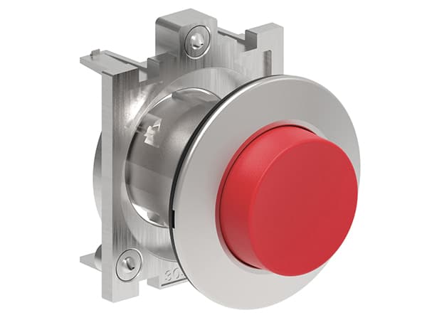 Lovato Electric LPFB204 LPFB204 Lovato - Pushbutton actuator, spring return dia: 30mm Platinum series flat metal, extended, red Lovato Electric LPFB204 LPFB204 Lovato - Pushbutton actuator, spring return dia: 30mm Platinum series flat metal, extended, red
