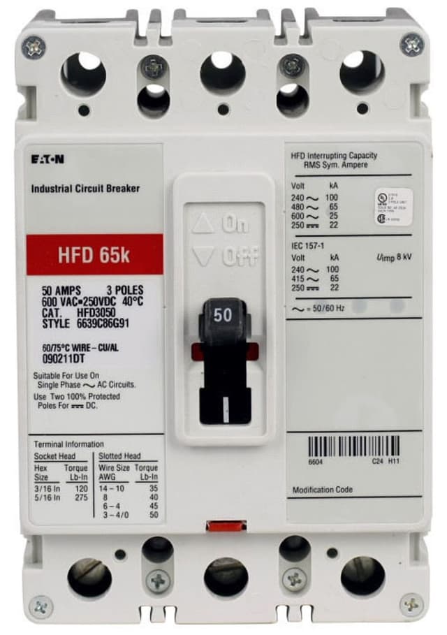 HFD3200 Part Image. Manufactured by Eaton.