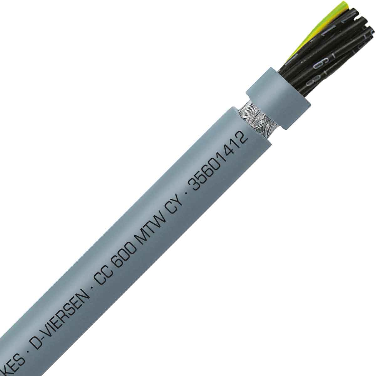 SAB 35601412 CC 600 MTW CY - 14 AWG/12c, shielded oil resistant PVC flexible control cable, UL, CSA, CE, RoHS SAB 35601412 CC 600 MTW CY - 14 AWG/12c, shielded oil resistant PVC flexible control cable, UL, CSA, CE, RoHS