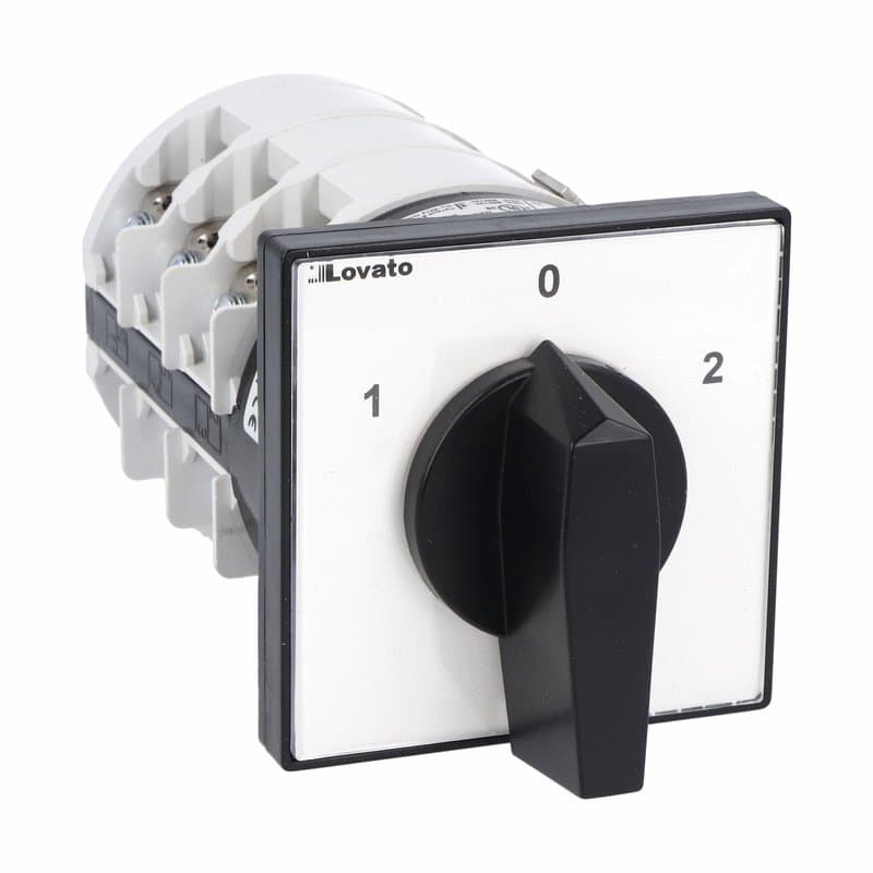 Lovato Electric 7GN12511U 7GN12511U Lovato - Rotary cam switch 7GN series, 3-phase motor reversing switch 125A, for front mounting with black handle, front plate 90X90mm Lovato Electric 7GN12511U 7GN12511U Lovato - Rotary cam switch 7GN series, 3-phase motor reversing switch 125A, for front mounting with black handle, front plate 90X90mm