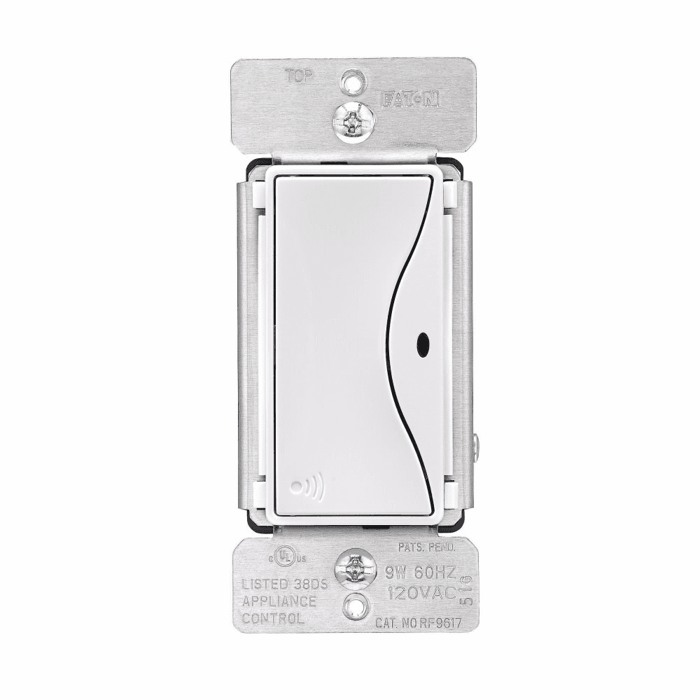 Eaton RF9617AW RF9617AW Eaton - Eaton Z-Wave plus accessory switch, Accessory switch, 120V, Wiring leads, Push button, Alpine white, Three-way, 32°F to 104°F (0°C to 40°C), Three-way, Polycarbonate, RF9601 Eaton RF9617AW RF9617AW Eaton - Eaton Z-Wave plus accessory switch, Accessory switch, 120V, Wiring leads, Push button, Alpine white, Three-way, 32°F to 104°F (0°C to 40°C), Three-way, Polycarbonate, RF9601