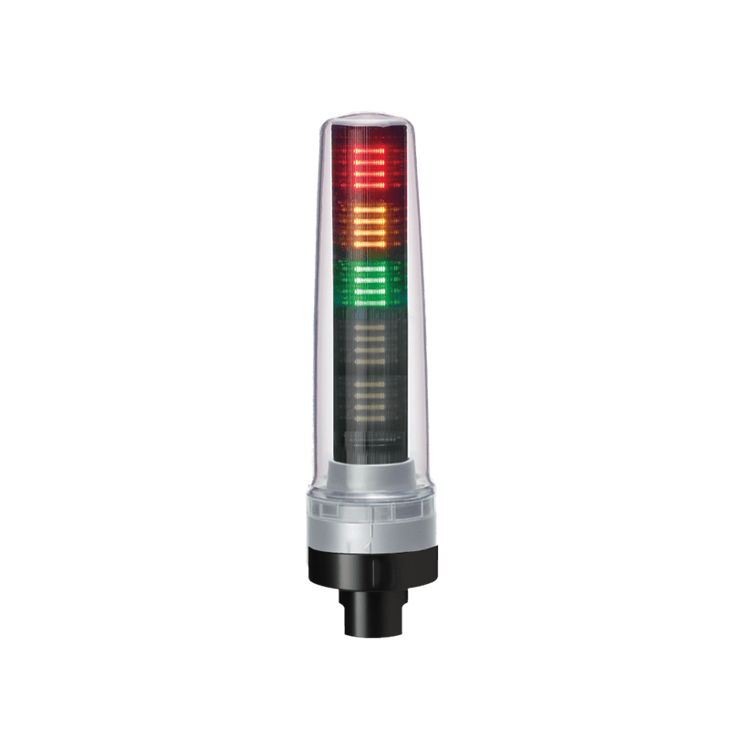 Patlite LS7-302SWC-9D-RYGNN IP69K,70mm, 3-tier Enclosed Signal Tower, Direct Mount, 8pin M12 connector, Continuous Light, Dark Gray 1/2" NPT Socket, Silver Body, LED colors: Red, Amber, Green Patlite LS7-302SWC-9D-RYGNN IP69K,70mm, 3-tier Enclosed Signal Tower, Direct Mount, 8pin M12 connector, Continuous Light, Dark Gray 1/2" NPT Socket, Silver Body, LED colors: Red, Amber, Green