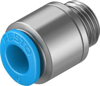 Festo 186267 push-in fitting QSM-G1/8-6-I male thread with internal hexagon socket. Size: Mini, Nominal size: 4,1 mm, Type of seal on screw-in stud: Sealing ring, Assembly position: Any, Container size: 10 Festo 186267 push-in fitting QSM-G1/8-6-I male thread with internal hexagon socket. Size: Mini, Nominal size: 4,1 mm, Type of seal on screw-in stud: Sealing ring, Assembly position: Any, Container size: 10